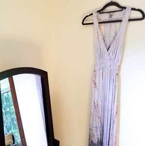 Hard Tail Forever Cut-Out V-Neck Maxi Dress